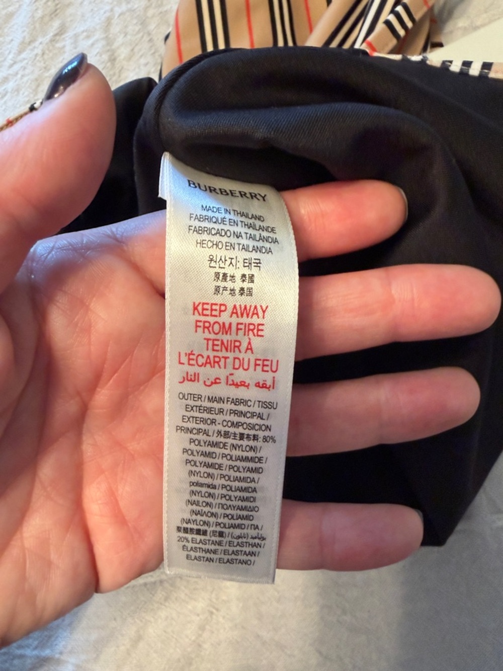 BNWT Burberry one piece swimsuit - Picture 10 of 11